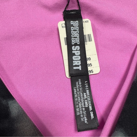 PINK By Victoria’s Secret Tie-Dye Sports Bra Size Large NWT - Picture 2 of 6